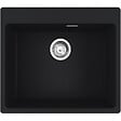 FRANKE - Franke Maris MRG 610-54 Evier à encastrer 59x50cm, avec bonde et siphon gain de place, en Fragranit+, Noir mat - vignette