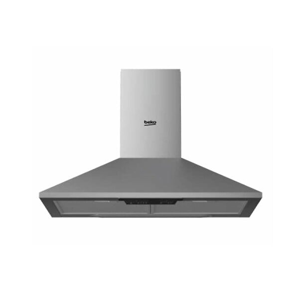BEKO - Beko Hotte de cuisine murale avec 3 vitesses, Acier inoxydable (HCP61310I) - large