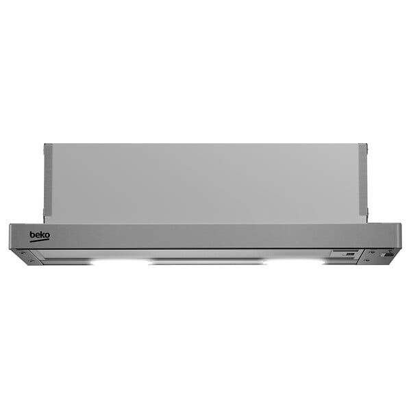 BEKO - Beko Hotte de cuisine télescopique en inox, avec 3 vitesses, filtres compatibles lave-vaisselle (CTB6407X) - large