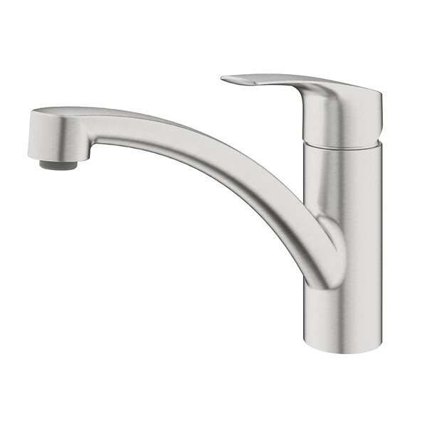 GROHE - Grohe Eurosmart Mitigeur Monocommande Evier, SuperSteel (33281DC3) - large