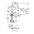 GROHE - Grohe Minta mitigeur monocommande évier avec douchette 2 jets, cuivre brossé (G32321DL2) - vignette