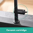 HANSGROHE - Hansgrohe Talis M54 Mitigeur de cuisine 270, avec douchette extractible 1 jet, Noir mat (72808670) - vignette