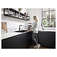 HANSGROHE - Hansgrohe Talis M54 Mitigeur de cuisine 270, avec douchette extractible 1 jet, Noir mat (72808670) - vignette