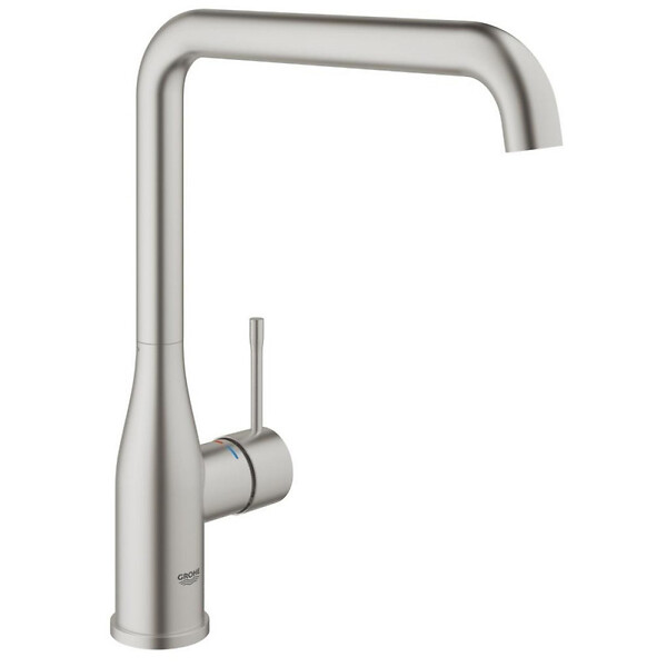GROHE - Grohe Essence Mitigeur monocommande d'évier, Supersteel (30269DC0) - large