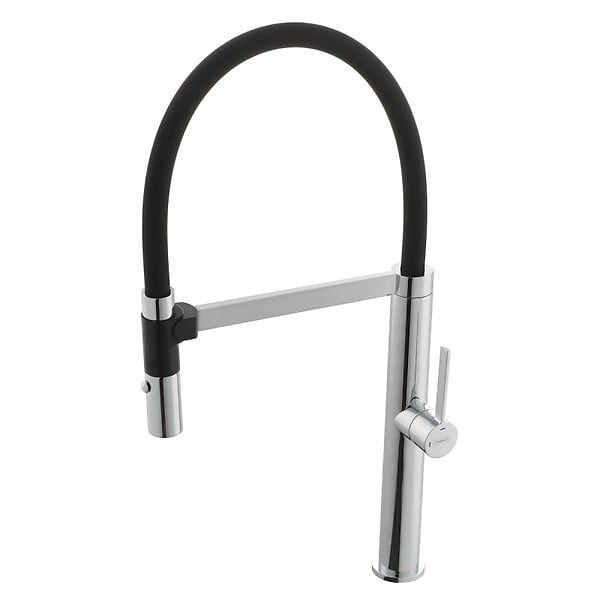 SIKO - Siko Mitigeur de cuisine avec bras en silicone et fixation magnétique, Noir (SIKOBSD176) - large