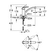 GROHE - Grohe Start Mitigeur monocommande évier, zone de rotation 140°, supersteel (G-32441DC1) - vignette