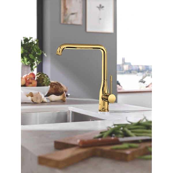 GROHE - Grohe Essence Mitigeur monocommande Evier, Cool Sunrise (30269GL0) - large