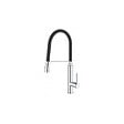 GROHE - Grohe Concetto Mitigeur cuisine semi-pro avec flexible hygiénique noir et douchette 2 jets, Chrome (G-31491000) - vignette