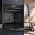 SIEMENS - Siemens iQ700 four à vapeur encastrable 60x60 cm, classe A+, 21 modes de cuisson, écran tactile, noir (HS736G1B1) - vignette