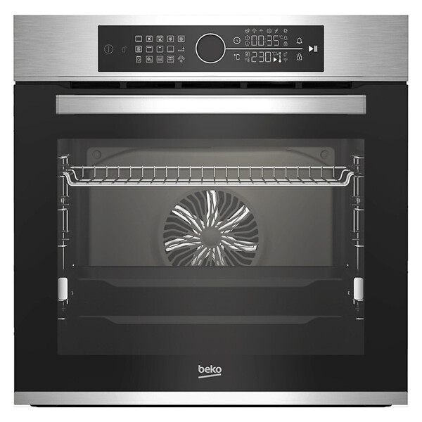 BEKO - Beko Four encastrable Beyond 72L, chaleur tournante 3D AeroPerfect, écran tactile, rallonge télescopique (BBIM12400XCS) - large