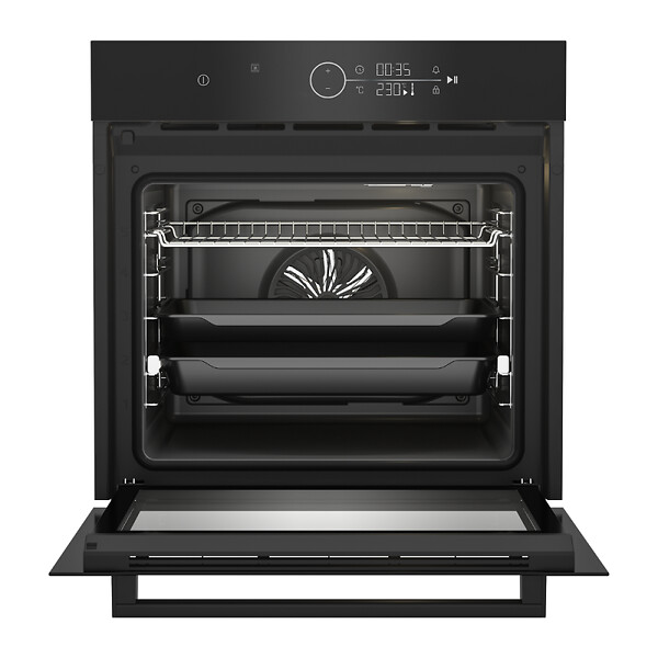 BEKO - Beko Beyond Four encastrable 72 L classe A+, AeroPerfect™ 3D, écran tactile, 10 fonctions, sécurité enfant, noir (BBIM17400BDS) - large