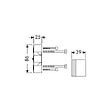 AXOR - Axor Rallonge 25 mm pour iBox universal (13587000) - vignette