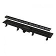 ALCA - Alca Caniveau de douche 850 mm avec grille, noir mat (APZ10BLACK-850M) - vignette