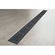 ALCA - Alca Caniveau de douche 850 mm avec grille, noir mat (APZ10BLACK-850M) - vignette