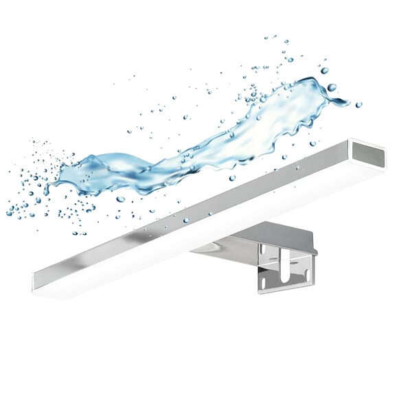 FOCCO - Focco Applique pour miroir LED Esther 50x2,9 cm 5700 K blanc, 8 W, IP44, chrome (ESTHER500NEW) - large