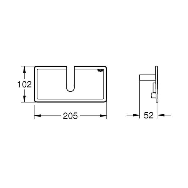 GROHE - Grohe Euphoria System 260 tablette EasyReach, blanc (G26362LN1) - large