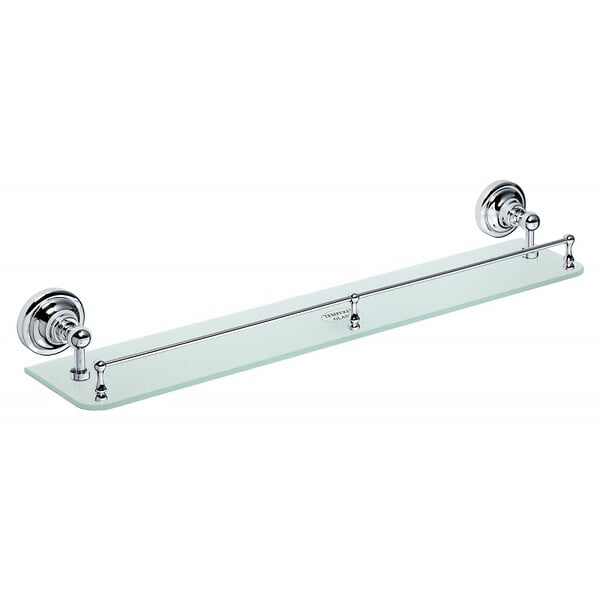 BEMETA - Etagère, tablette RETRO en verre et en chrome 60x9x12 cm - large