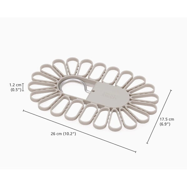 JOSEPH JOSEPH - Joseph Joseph Petal™ Cintre de séchage écru à accroche rapide, 22 pièces, écru (50051) - large