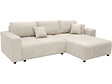HABITAT ET JARDIN - Canapé d'angle convertible style bubble tissu chenille "George" 4 places - Beige - vignette