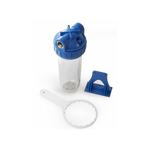SWISS AQUA TECHNOLOGIES - Swiss Aqua Technologies Bol transparent avec raccord en laiton 3/4" pour filtres universels 10" (SATHF34) - large