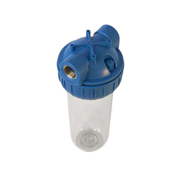 SWISS AQUA TECHNOLOGIES - Swiss Aqua Technologies Bol transparent avec raccord en laiton 3/4" pour filtres universels 10" (SATHF34) - large