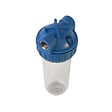 SWISS AQUA TECHNOLOGIES - Swiss Aqua Technologies Bol transparent avec raccord en laiton 3/4" pour filtres universels 10" (SATHF34) - vignette