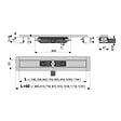 ALCA - Alca Receveur de douche 75 cm en acier inoxydable (APZ101-750) - vignette