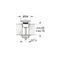 GROHE - Grohe StarLight bonde clic-clac, Cool sunrise (65807GL0) - vignette