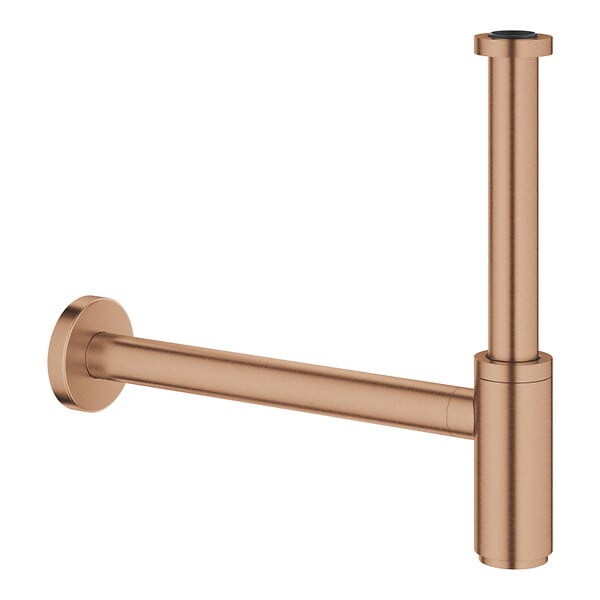 GROHE - Grohe Siphon pour lavabo 1/4″, cuivre brossé (G28912DL0) - large
