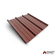 BRAVO THE SMART SOLUTION - Tôle bac acier - Toiture - Couverture - plaque TR45 Coloris Rouge Terracotta RAL 8012 Dimensions 2000x1050x0.50mm - vignette