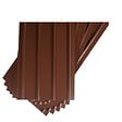 BRAVO THE SMART SOLUTION - SMART COVER Pack 12 tôles bac acier - toiture - couverture H12 - Dimensions: 125cm x 45cm = 6,75m² | épaisseur: 0,30mm | Qualité Allemande | Acier couleur RAL 8017 - vignette