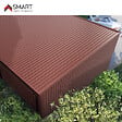 BRAVO THE SMART SOLUTION - Tôle bac acier - Toiture - Couverture - plaque TR25 Coloris Rouge Terracotta RAL 8012 Dimensions 2000x1110x0.50mm - vignette