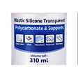 MCCOVER - Mastic silicone transparent polycarbonate et multi supports 310 ml Transparent, Contenance - 310 ml - vignette