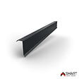 BRAVO THE SMART SOLUTION - Cornière de rive - bac acier - tôle de couverture - Toiture -  H12 Gris Anthracite RAL 7016 L=2m - vignette