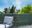 SICATEC - Canisse PVC Double Face 1,5m x 3m vert - vignette