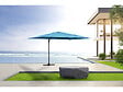 HABITAT ET JARDIN - Parasol jardin déporté Alu "Sun 4" - Rectangle - 3 x 4 m - Bleu + Housse de protection - vignette