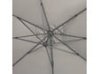 HABITAT ET JARDIN - Parasol jardin déporté Alu "Sun 4" - Rectangle - 3 x 4 m + Housse de protection - Gris - vignette