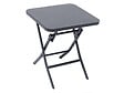 HESPERIDE - Table d'appoint carrée pliante Greensboro Graphite - 40 x 40 cm - Hespéride - vignette