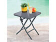 HESPERIDE - Table d'appoint carrée pliante Greensboro Graphite - 40 x 40 cm - Hespéride - vignette