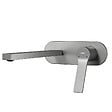 EMKE - EMKE Mitigeur Lavabo Design Séparé, Robinet Mural Anthracite 288×210×70 mm, Corps en Laiton et Inox 304, Cartouche Céramique Haute Durabilité - vignette