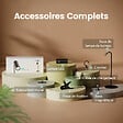 EMKE - EMKE Lampe de table LED magnétique sans fil 5 en 1, Dimmable, Rechargeable, Commande Tactile, 3 modes de couleur, USB-C, Blanc - vignette