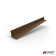 BRAVO THE SMART SOLUTION - Profil d`angle intérieur Tôle bac acier - Toiture - Couverture - plaque H12 Coloris Walnut Printech L=2m - vignette