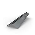 BRAVO THE SMART SOLUTION - Faîtière droite - bac acier - tôle de couverture - Toiture -  TR25 Coloris Gris Anthracite RAL 7016 L=2m, épaisseur 0.50mm - vignette