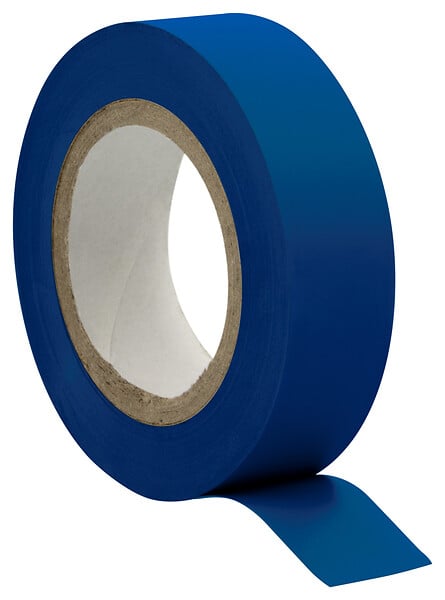 HELLERMANNTYTON - Ruban Isolant PVC usage courant Bleu-Klauke - large