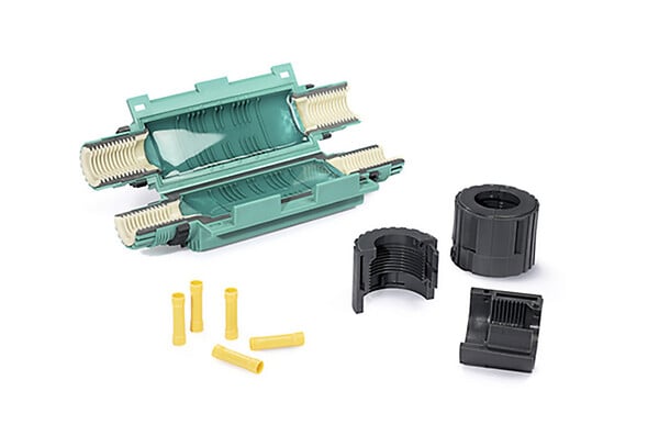 RAYTECH - Kit de raccordement avec gel intégré et presse-étoupe Reliseal V56 - large