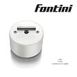 FONTINI - Inter. volets-roulants rotatif metal nickel blanc porcel. blanche DO-FONTINI - vignette