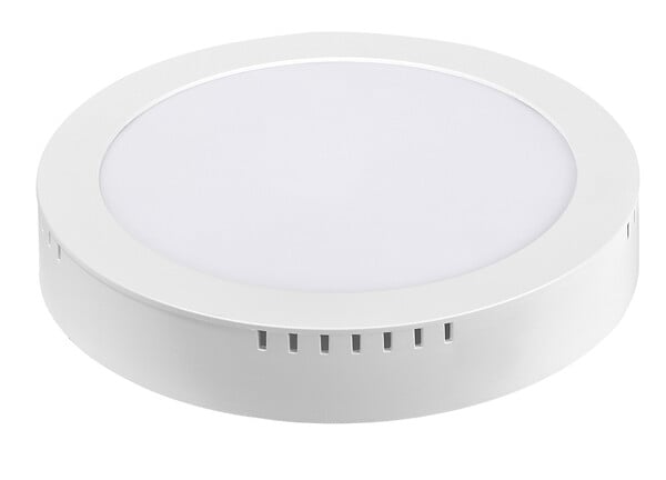 HELLERMANNTYTON - Plafonnier LED saillie 18W Rond 225mm 1350 lm 4000K Blanc neutre-PANASONIC - large