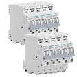 SIEMENS - Lot de 10 disjoncteurs Auto P+N 20A-SIEMENS - vignette