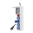 BATILEC - Coffret de chantier monophasé IP44 – 4 prises 230V 16A, différentiel 30mA, arrêt d'urgence et câble 3 m HO7RN-F-GEWISS - vignette