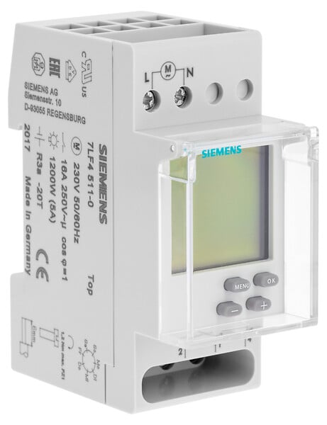 SIEMENS - Horloge hebdomadaire digitale automatique 2 modules-SIEMENS - large